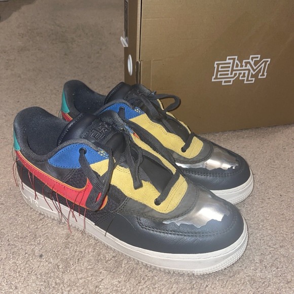 Nike Air Force 1 Low BHM Black History Month 2020 CT5534-001 Size 10 - Picture 1 of 8